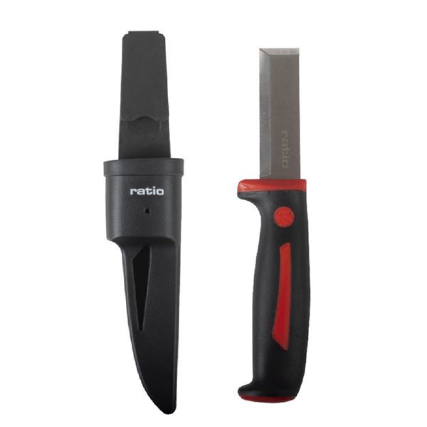 Formon/cuchillo 190 mm. con funda .