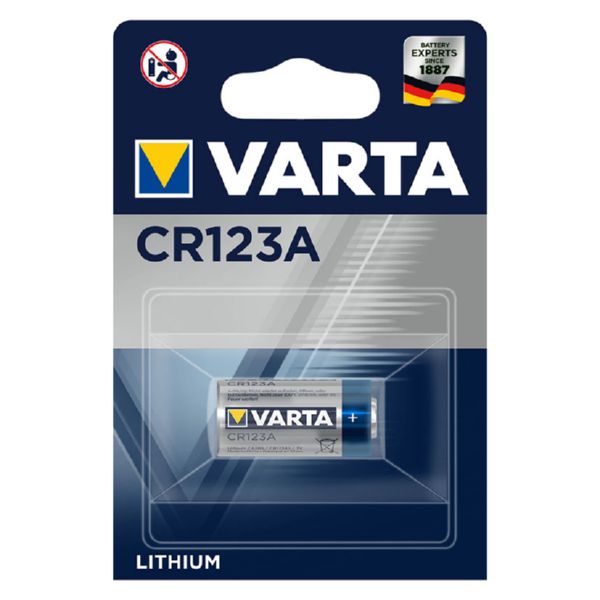 PILA PHOTON LITIO CR123 3V VARTA