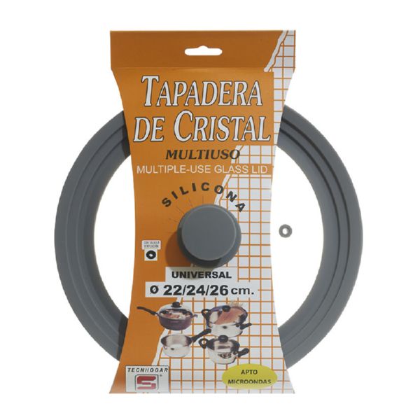 TAPADERA CRISTAL/SILICONA 22-24-...